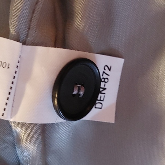 NWT Zara Gray Linen Blend Vest/ Waistcoat Size XL - Picture 11 of 14